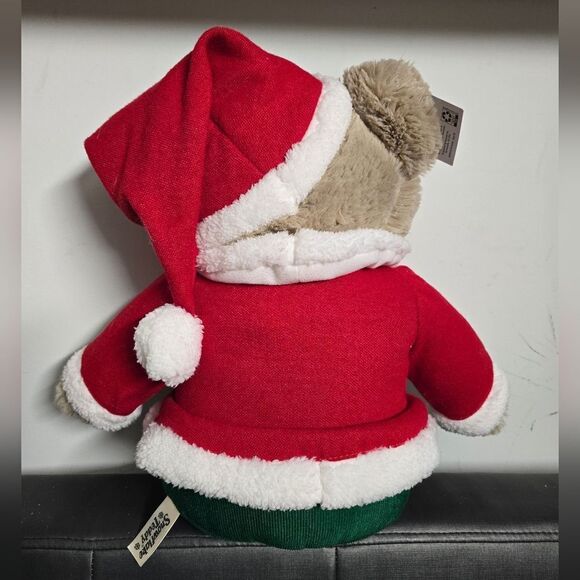 Set of 2 Christmas Holiday Time Snowflake 2024 Teddy Bear Tan, Girl & Boy 20" - Picture 13 of 15